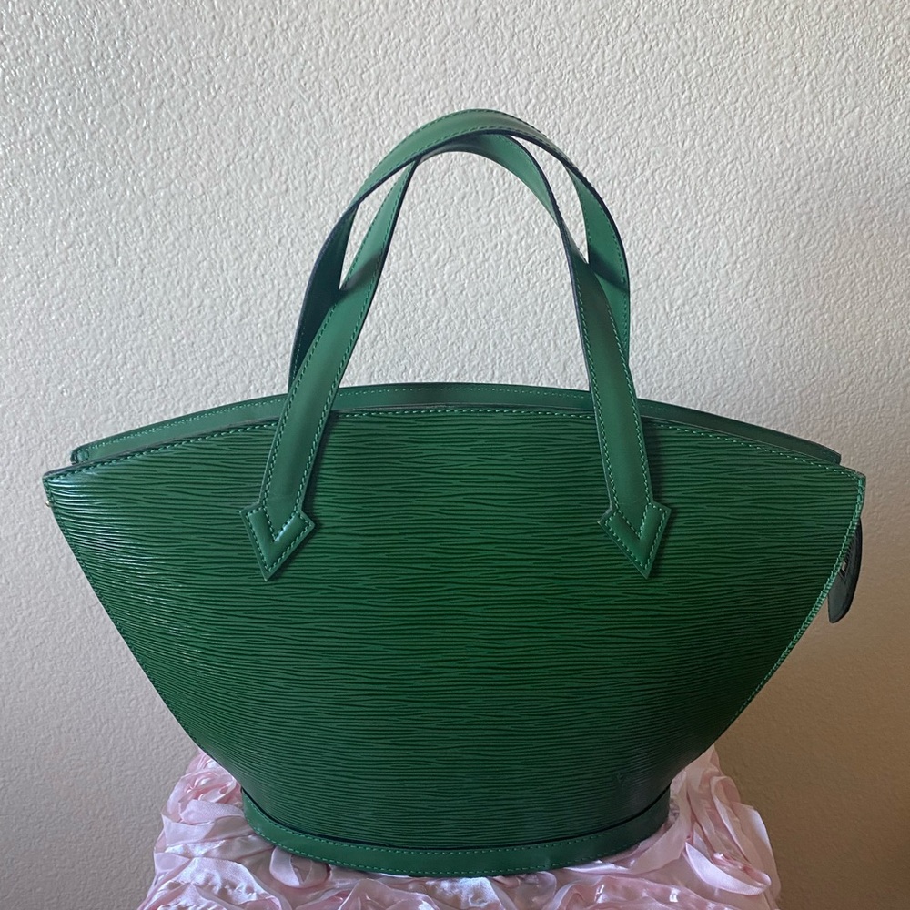 Louis Vuitton Epi Green St Jacques PM